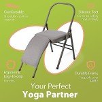 Yoga Chair with Lumbar Support for Fitness & Flexibility