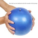 9-Inch Mini Pilates Ball with Pump for Core Training