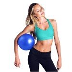 9-Inch Mini Pilates Ball with Pump for Core Training