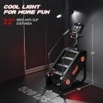 Stair Stepper Machine with LED Screen & Fan