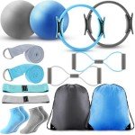 14-Piece Pilates Ring and Ball Set for Women