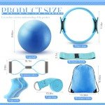 14-Piece Pilates Ring and Ball Set for Women