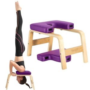 Yes4All Wooden Yoga Headstand Inversion Bench