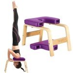 Yes4All Wooden Yoga Headstand Inversion Bench