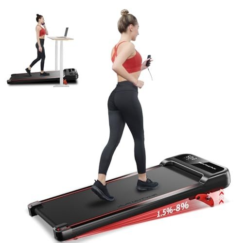 RHYTHM FUN Portable Walking Pad Treadmill with Remote