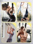Wooden Gymnastic Rings with Adjustable Straps