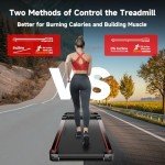 RHYTHM FUN Portable Walking Pad Treadmill with Remote