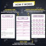 Wall Pilates Workout Cards for Women - 58 Exercises