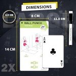 Wall Pilates Workout Cards for Women - 58 Exercises