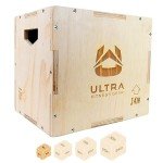 Versatile Wooden 3-in-1 Plyo Jump Box