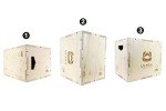 Versatile Wooden 3-in-1 Plyo Jump Box