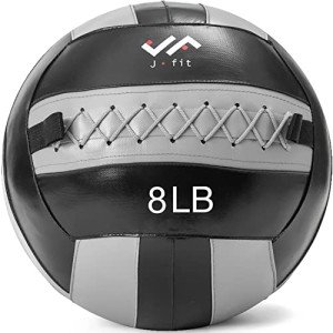 JFIT 8 LB Wall Ball - Gray/Black