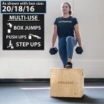 Synergee 3-in-1 Wooden Plyo Box for Jump Training