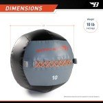 Bionic Body 10lb Weighted Medicine Ball for Workouts