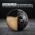 Yes4All Durable Slam Balls, 10-40lb Weight