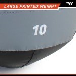 Bionic Body 10lb Weighted Medicine Ball for Workouts