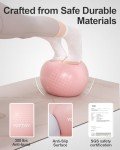 YOTTOY 25.4 cm Anti-Burst Pilates Ball, Pink