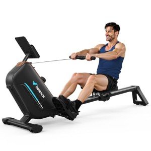 Quiet Magnetic Rowing Machine for Home Fitness