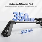 Quiet Magnetic Rowing Machine for Home Fitness