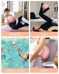 YOTTOY 25.4 cm Anti-Burst Pilates Ball, Pink
