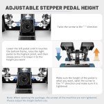 Mini Stepper with Resistance Bands for Home Workouts