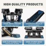 Mini Stepper with Resistance Bands for Home Workouts