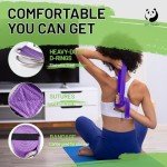 Slim Panda Adjustable Cotton Yoga Strap, 10+ Colors