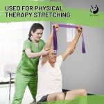 Slim Panda Adjustable Cotton Yoga Strap, 10+ Colors