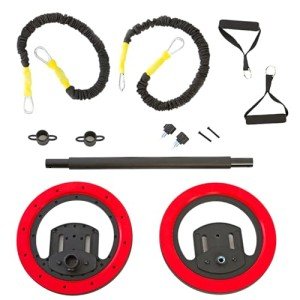 Pilates Wheel Set with Nutrition Guide and Videos
