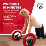 Pilates Wheel Set with Nutrition Guide and Videos