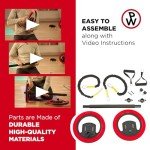 Pilates Wheel Set with Nutrition Guide and Videos