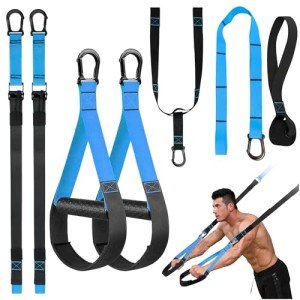 Evimo Resistance Trainer Kit with Handles and Door Anchor