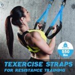 Evimo Resistance Trainer Kit with Handles and Door Anchor