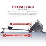 Sunny Health & Fitness Magnetic Rowing Machine with Bluetooth
