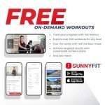 Sunny Health & Fitness Magnetic Rowing Machine with Bluetooth