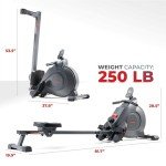 Sunny Health & Fitness Magnetic Rowing Machine with Bluetooth