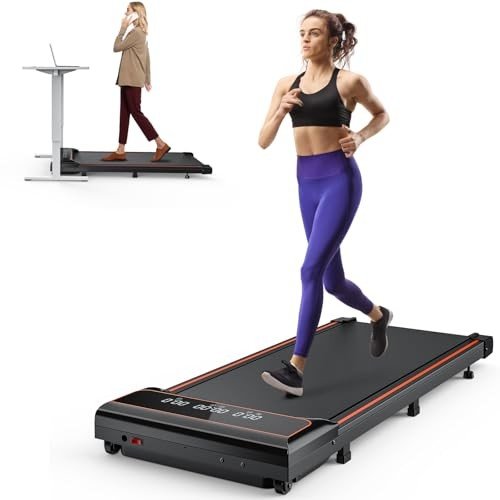 SMUG Compact Armless Treadmill for Small Spaces