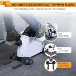 GOREDI Portable Under Desk Bike Pedal Exerciser