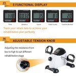 GOREDI Portable Under Desk Bike Pedal Exerciser