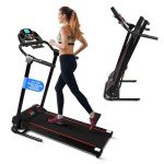 SereneLife Foldable Electric Treadmill for Home Use