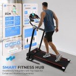 SereneLife Foldable Electric Treadmill for Home Use