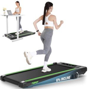 Portable Under Desk Walking Treadmill with Incline