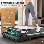 Portable Under Desk Walking Treadmill with Incline