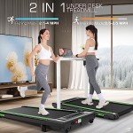 Portable Under Desk Walking Treadmill with Incline