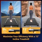 AIRHOT 2-in-1 Under Desk Treadmill for Home Use