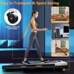 AIRHOT 2-in-1 Under Desk Treadmill for Home Use