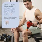 LifePro Deep Tissue Massage Gun with 8 Heads