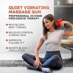 LifePro Deep Tissue Massage Gun with 8 Heads