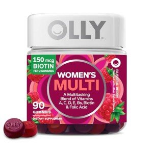 OLLY Women's Adult Chewable Multivitamin Gummies 90 Count