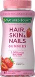 Hair, Skin & Nails Gummies with Biotin - 80 Count